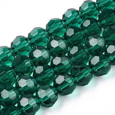 Transparent Glass Beads X-EGLA-A035-T6mm-D18-1
