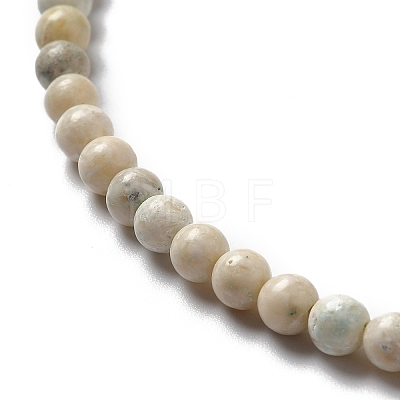 Natural Magnesite Beads Strands X-G-L555-02A-01-1