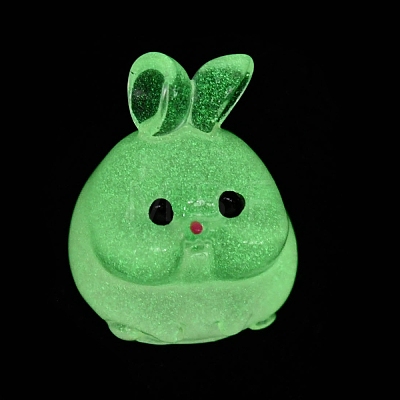 Luminous Resin Rabbit Ornament CRES-M020-03E-1