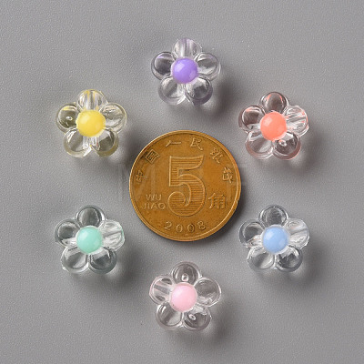 Transparent Acrylic Beads X-TACR-S152-06A-1