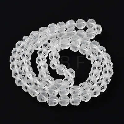 Electroplate Transparent Glass Beads Strands EGLA-I018-FA07-1