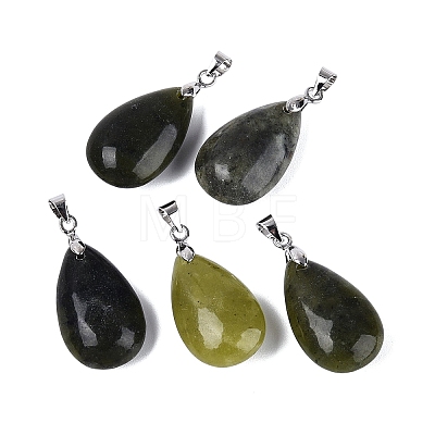 Natural Southern Jade Pendants G-N362-03P-10-1