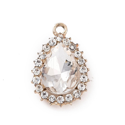 Alloy Rhinestone Pendants ALRI-C008-54LG-01-1