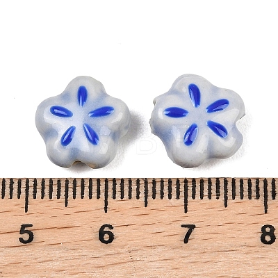 Handmade Porcelain Enamel Beads PORC-G016-07K-1