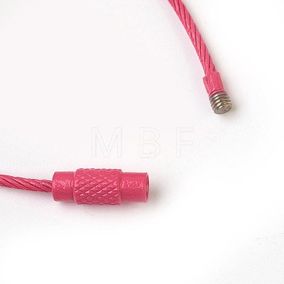 Steel Wire Bracelet Making MAK-F025-B10-1