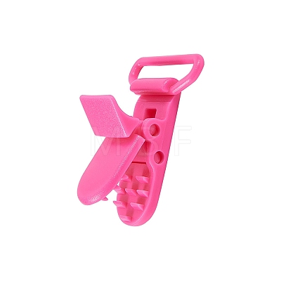 80Pcs 20 Colors Eco-Friendly Plastic Baby Pacifier Holder Clip KY-PH0007-03-1
