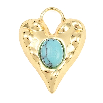Synthetic Turquoise Pendants GG-G001-02G-09-1