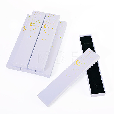 Gold Stamping Moon Printed Cardboard Paper Jewelry Necklace Packaging Boxes CON-TAC0071-004B-1