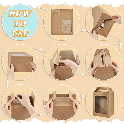 24Pcs Rectangle Paper Storage Gift Boxes CON-WA0001-33C-1