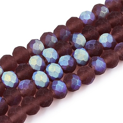 Transparent Glass Beads Strands LS-EGLA-A044-T6mm-MB13-1