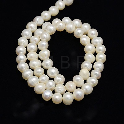 Natural Cultured Freshwater Pearl Beads Strands PEAR-L001-E-13-1