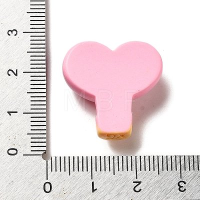 Valentine's Day Theme Opaque Resin Decoden Cabochons RESI-G092-01G-1