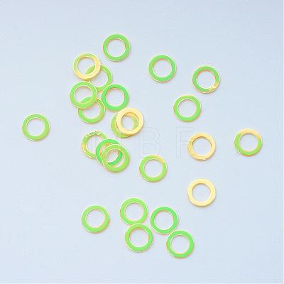Ornament Accessories Disc Plastic Paillette Beads PVC-R017-0520-1
