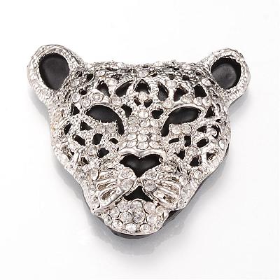 Alloy Rhinestone Pendants PALLOY-R094-11-1