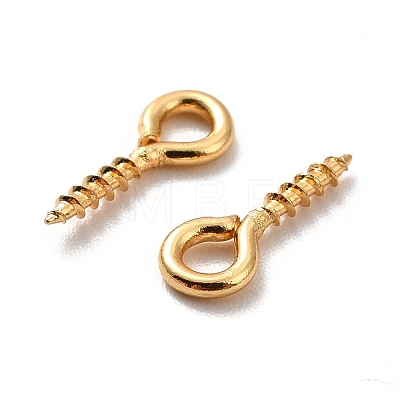 304 Stainless Steel Screw Eye Pin Peg Bails STAS-E044-07G-02-1