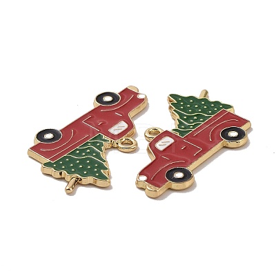 Christmas Theme Rack Plating Alloy Enamel Pendants LS-X-PALLOY-O109-16LG-1