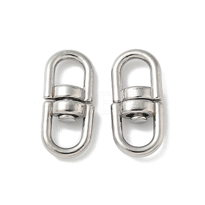 304 Stainless Steel Double Eye Swivel Clasps STAS-L300-011A-P-1