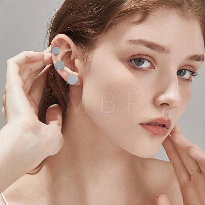 12Pcs 3 Styles 304 Stainless Steel Cuff Earrings EJEW-HS0001-36P-1