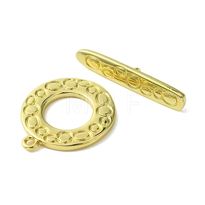 Eco-Friendly Brass Toggle Clasps KK-A204-21G-1