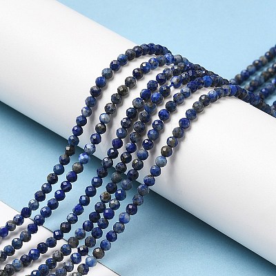 Natural Lapis Lazuli Beads Strands G-K020-3mm-23-1