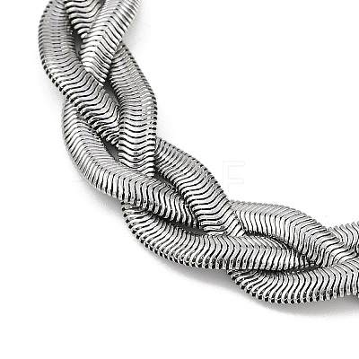304 Stainless Steel Bracelets for Women BJEW-U012-01P-1