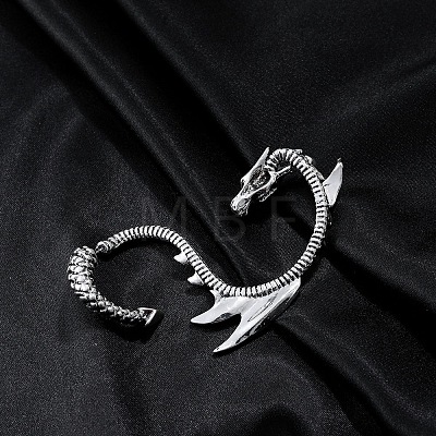 Alloy Dragon Stud Earrings for Women PW-WG9B40F-02-1