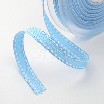 Grosgrain Polyester Ribbons for Gift Packings SRIB-I001-009-311W-1