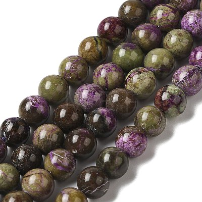 Natural Atlantisite Stichtite Beads Strands G-H034-A02-02-1