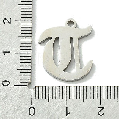 Non-Tarnish 201 Stainless Steel Pendants STAS-B055-01P-T-1