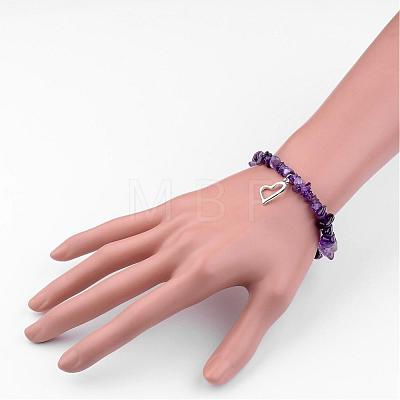 Alloy Charm Bracelets BJEW-JB02481-03-1