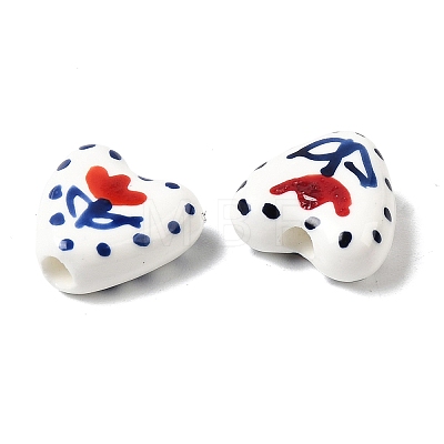 Handmade Porcelain Beads PORC-B007-02C-1