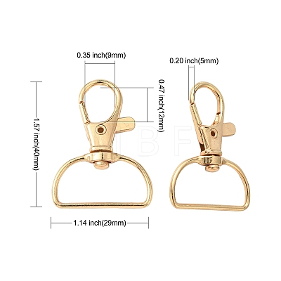 Alloy Swivel Clasps FIND-CJC0012-093KCG-1
