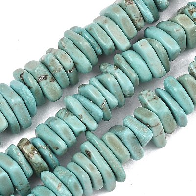 Natural Howlite Beads Strands X-G-A302-A01-03-1