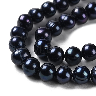 Natural Cultured Freshwater Pearl Beads Strands PEAR-E018-22-1