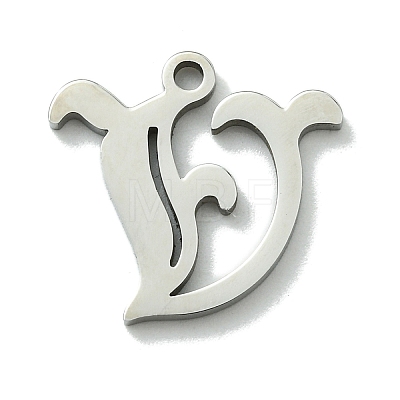 Non-Tarnish 201 Stainless Steel Pendants STAS-B055-01P-V-1