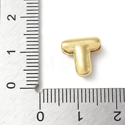 Brass Micro Pave Cubic Zirconia Beads KK-P290-61G-T-1