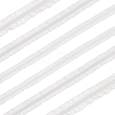 15 Yards 3 Styles Pleated Chiffon Elastic Lace Trim OCOR-FG0001-77-1