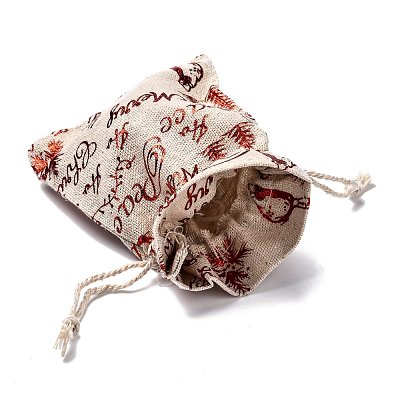 Cotton Gift Packing Pouches Drawstring Bags ABAG-B001-01B-02-1