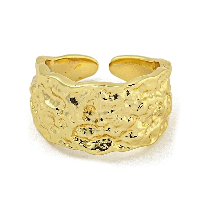 Brass Cuff Rings for Women RJEW-E294-06G-01-1