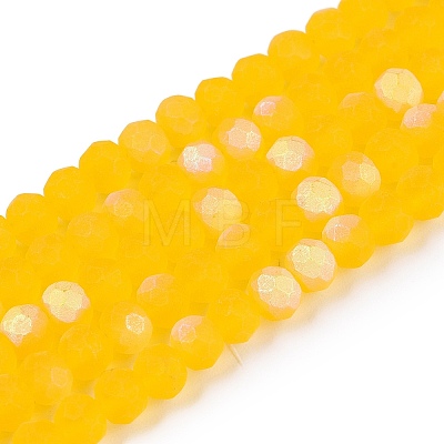 Transparent Glass Beads Strands EGLA-A044-T4mm-MB05-1