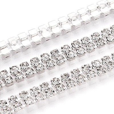Iron Rhinestone Cup Chains CH-N005-04A-S-1
