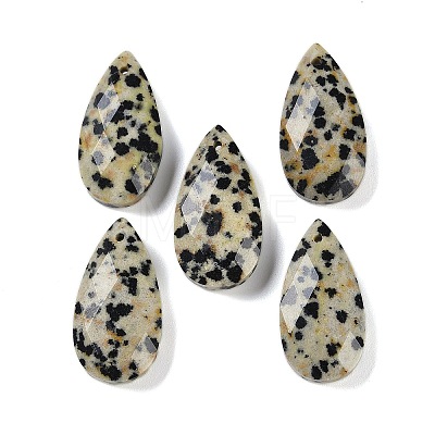 Natural Dalmatian Jasper Pendants G-C140-05K-1