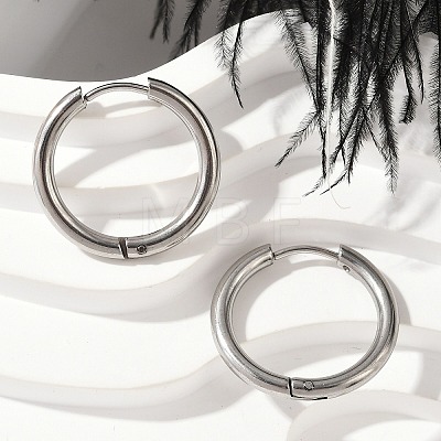 202 Stainless Steel Huggie Hoop Earrings X-EJEW-F111A-20mm-P01-1