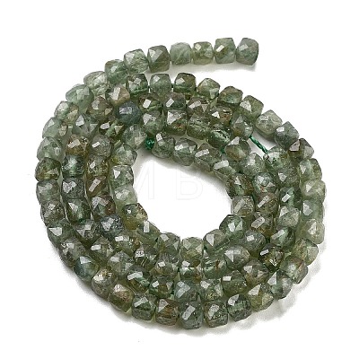 Natural Green Apatit Beads Strands G-H042-A12-02C-1