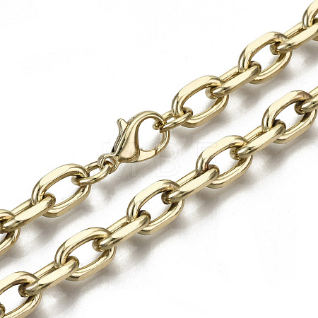 Iron Cable Chains Necklace Making MAK-N034-003B-KC-1