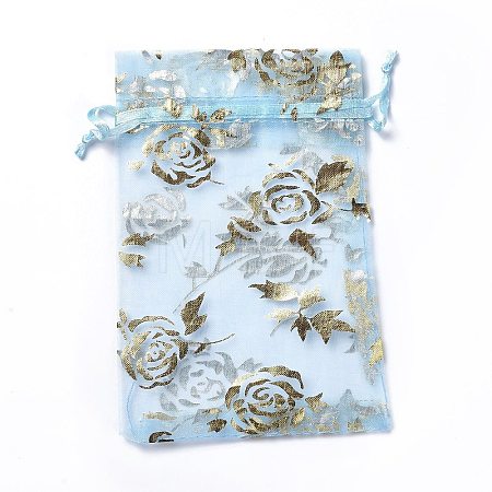 Organza Drawstring Jewelry Pouches OP-I001-C01-1