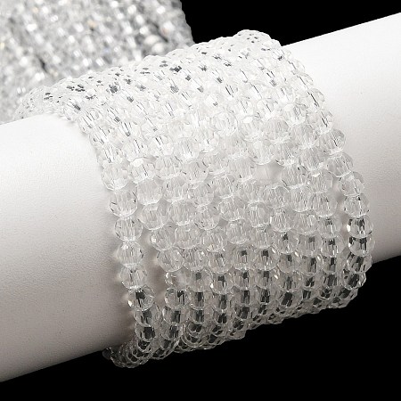 Transparent Glass Beads Strands EGLA-A035-T3mm-D19-1