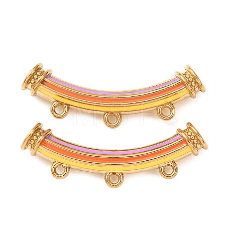 304 Stainless Steel Enamel Curved Tube Chandelier Component Links STAS-D263-17B-G-1