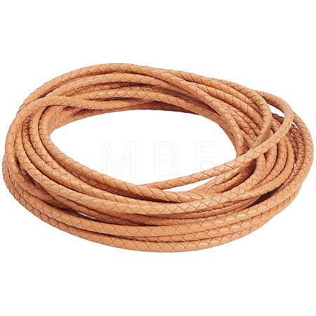5M Round Braided Cowhide Letter Cord WL-GF0001-34B-01-1