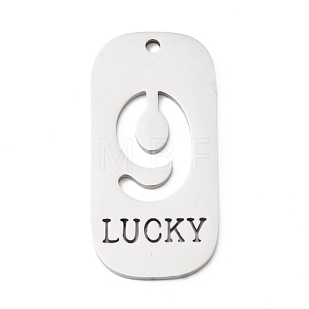 304 Stainless Steel Pendants STAS-D200-02J-P-1